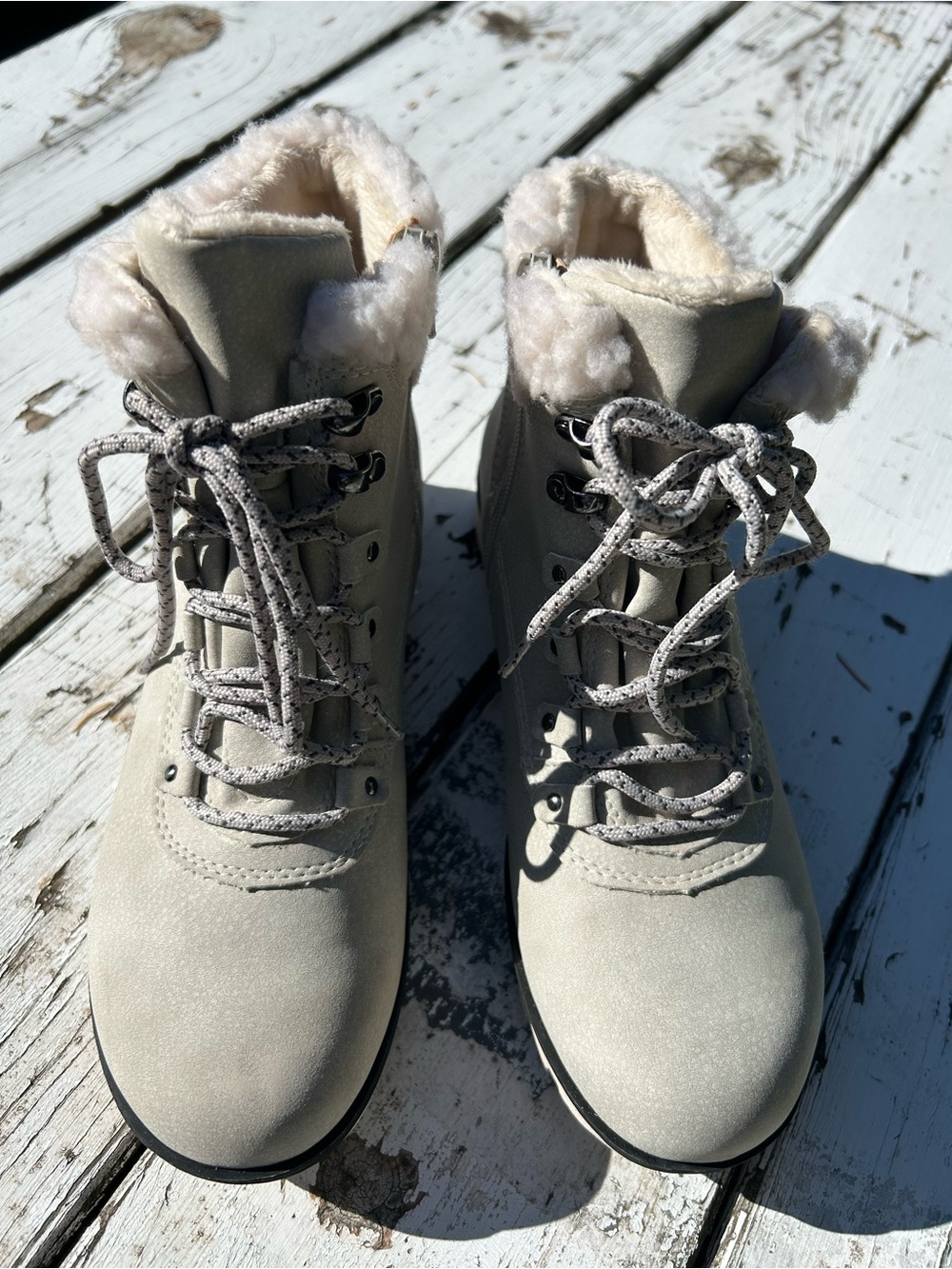 JBU by Jambu Memory Foam Women's Lace-Up Water Resistant Ankle Boots
